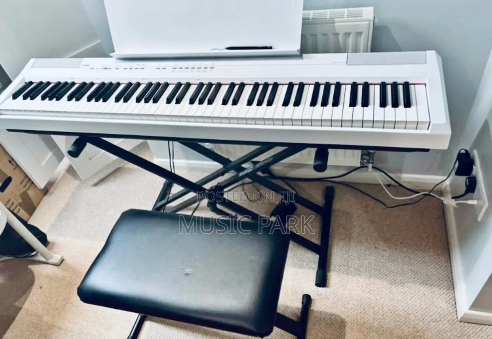 Yamaha P105 88-Key Weighted Digital Piano, Tested