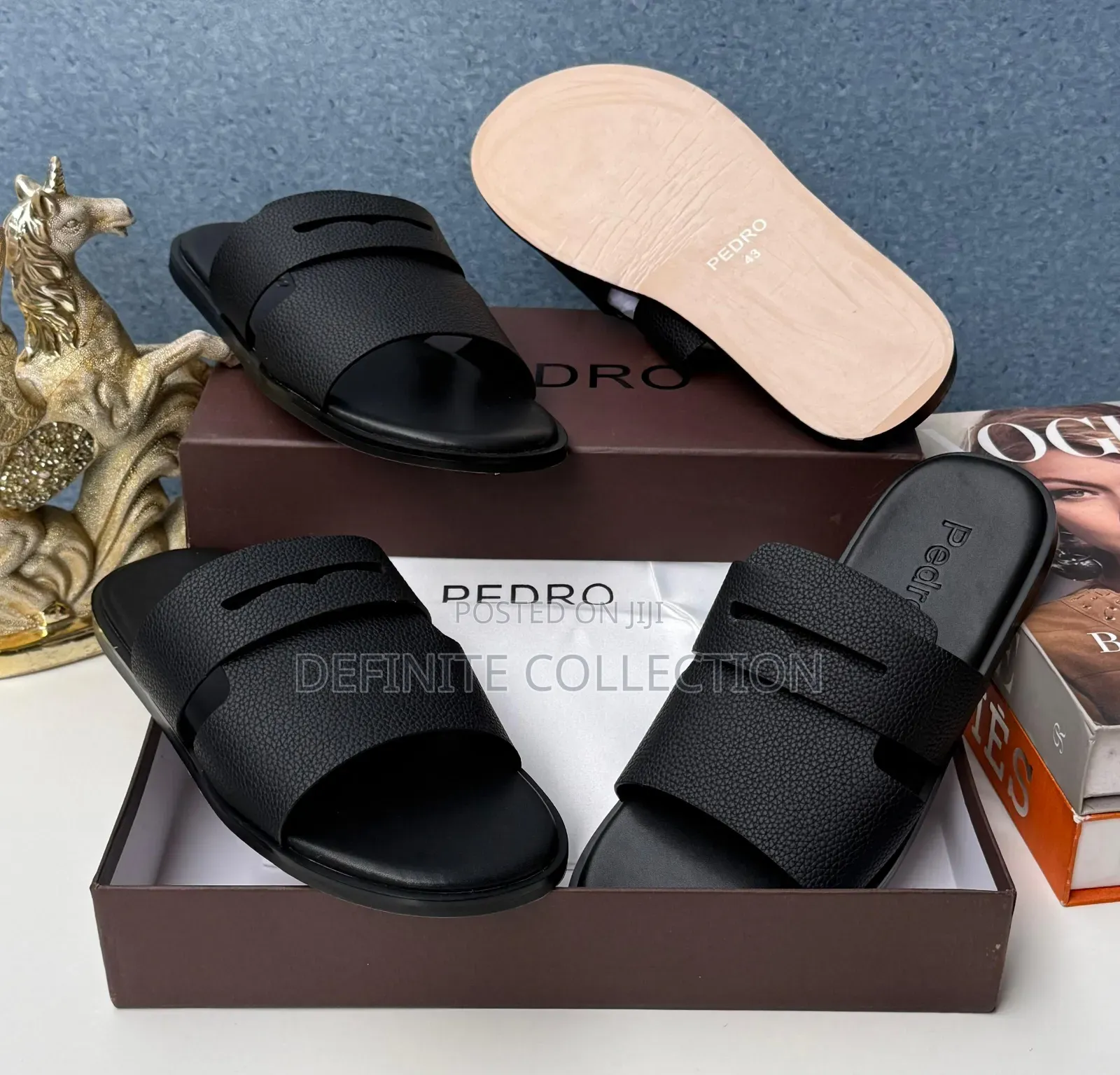 Pedro Leather Slippers