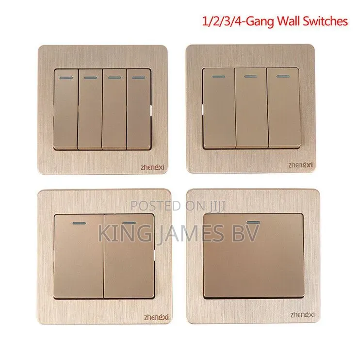 Gold Wall Switches And Sockets