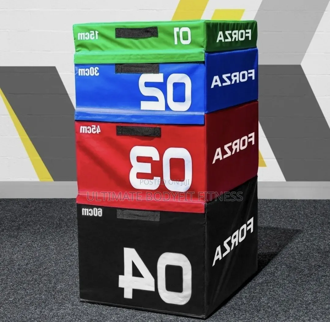 Brand New Soft Foam Plyometric 4sets Jump Box