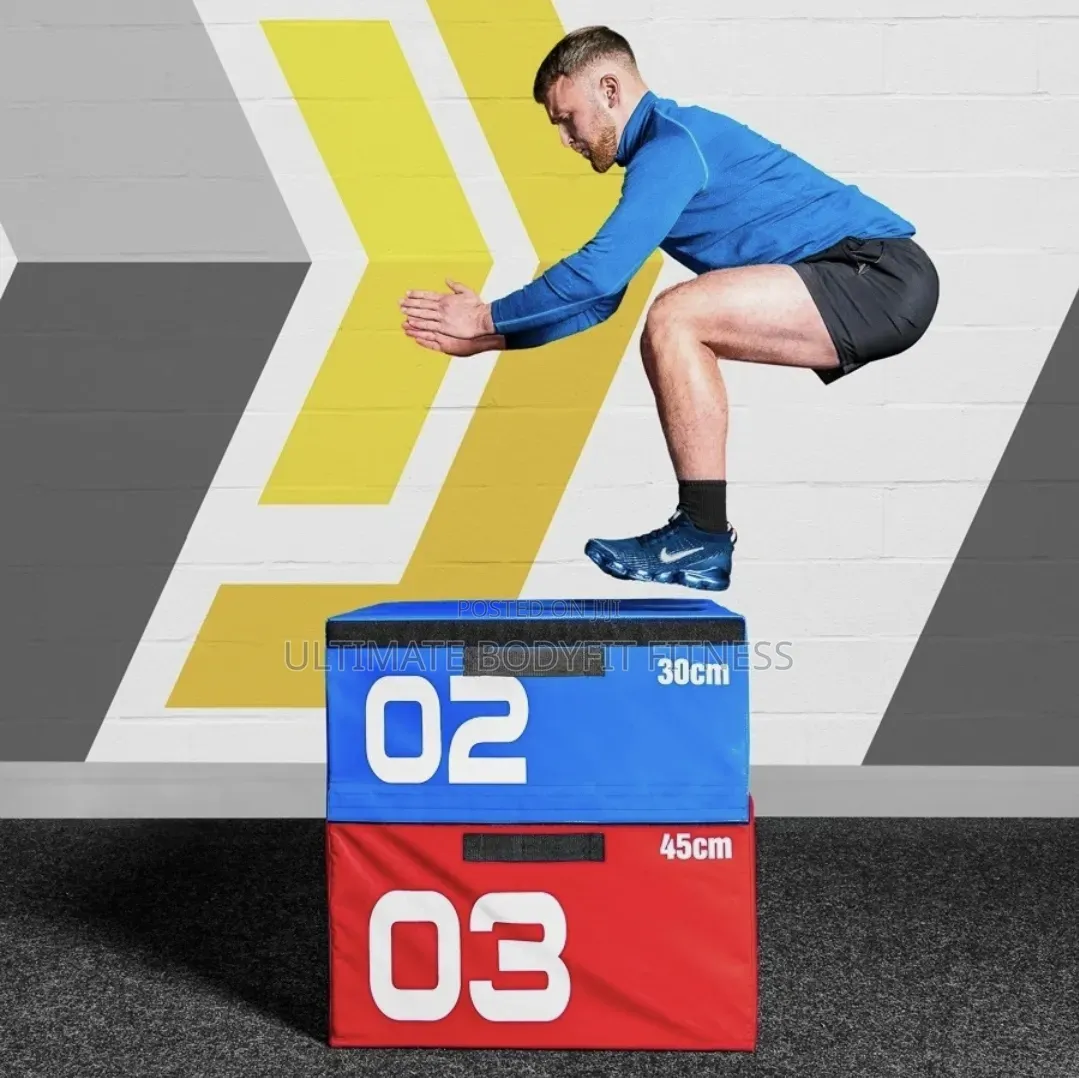 Brand New Soft Foam Plyometric 4sets Jump Box