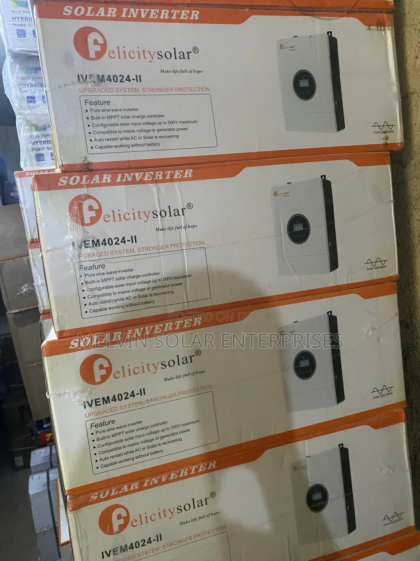 4kva 24volts Felicity Hybrid Solar Inverter Available Now in Store.