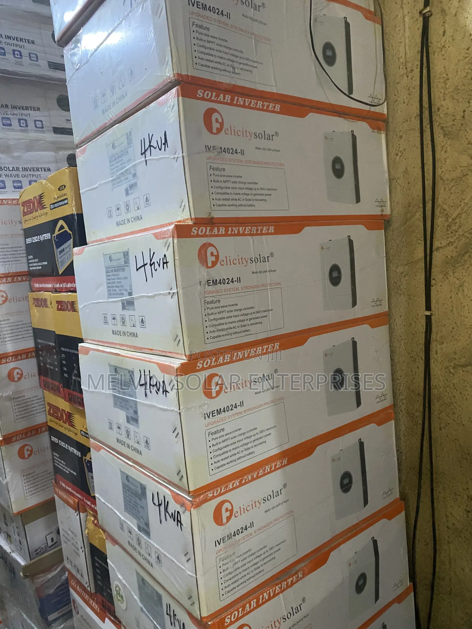 4kva 24volts Felicity Hybrid Solar Inverter Available Now in Store.