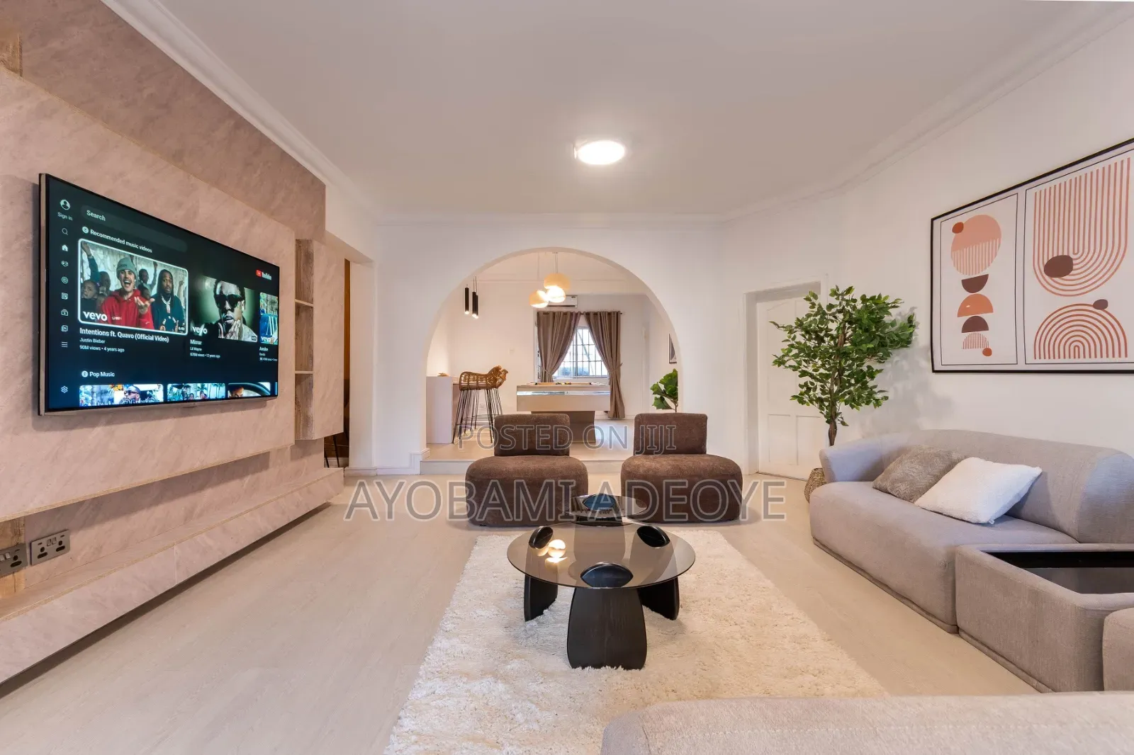 Furnished 3bdrm Apartment in Lekki Phase 1, Parkview Estate for rent