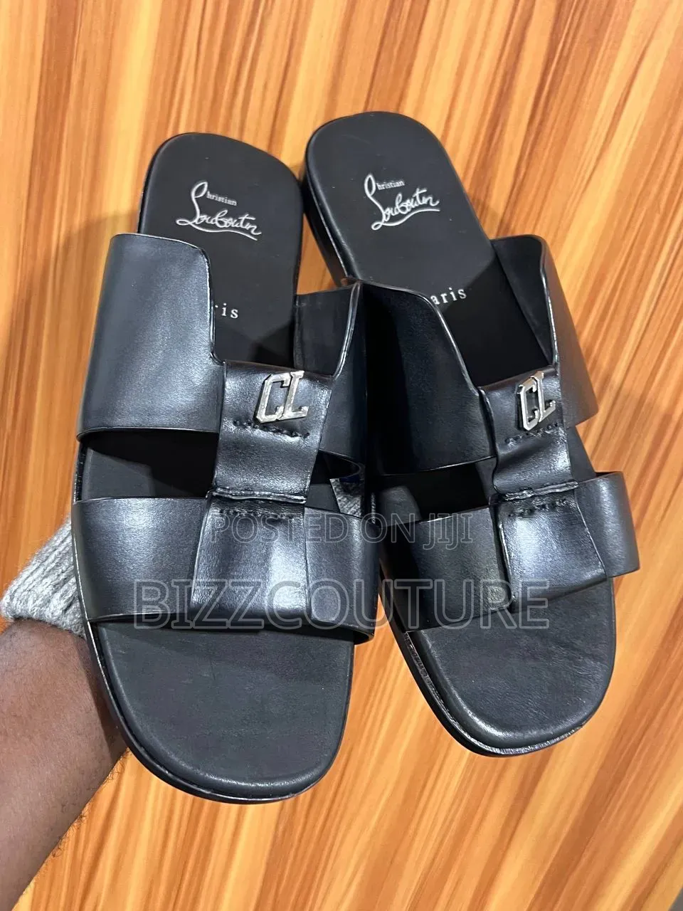 Original Italian Christian Louboutin Slippers Available in Store