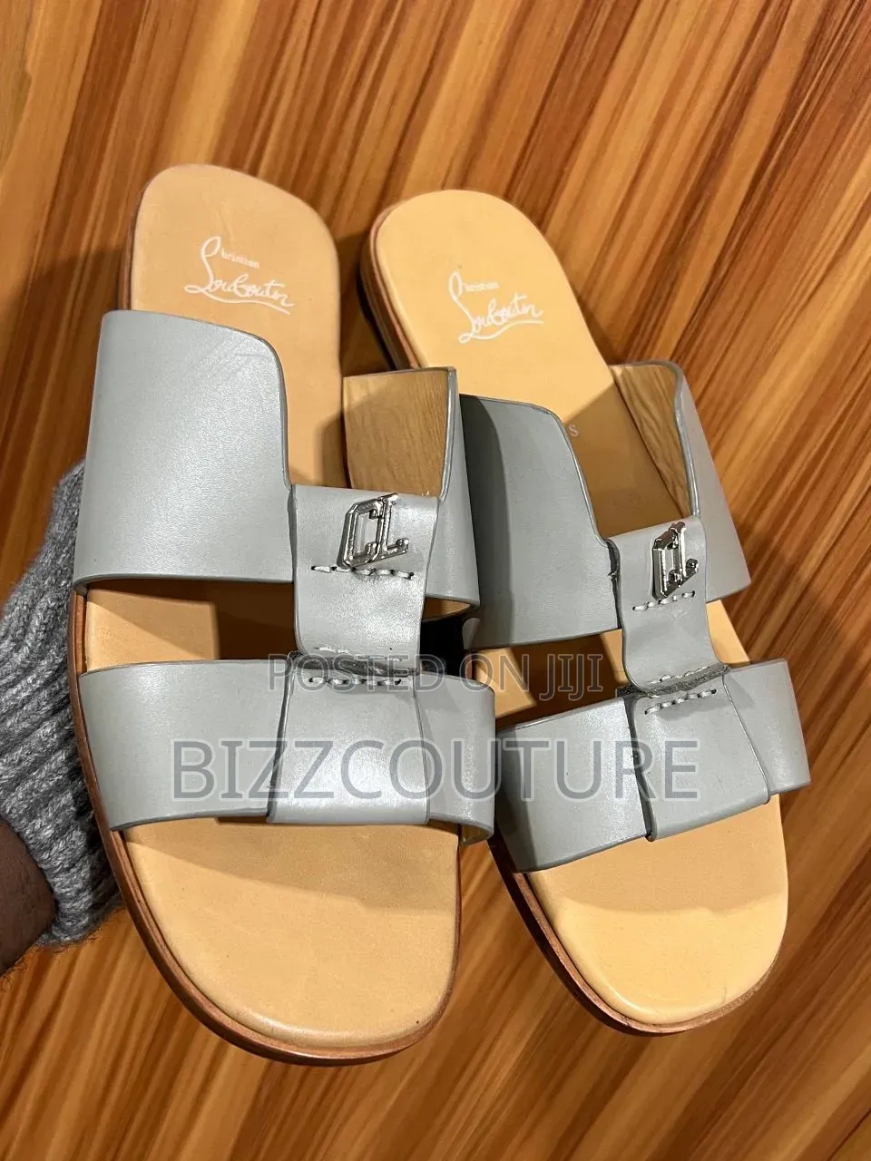 Original Italian Christian Louboutin Slippers Available in Store