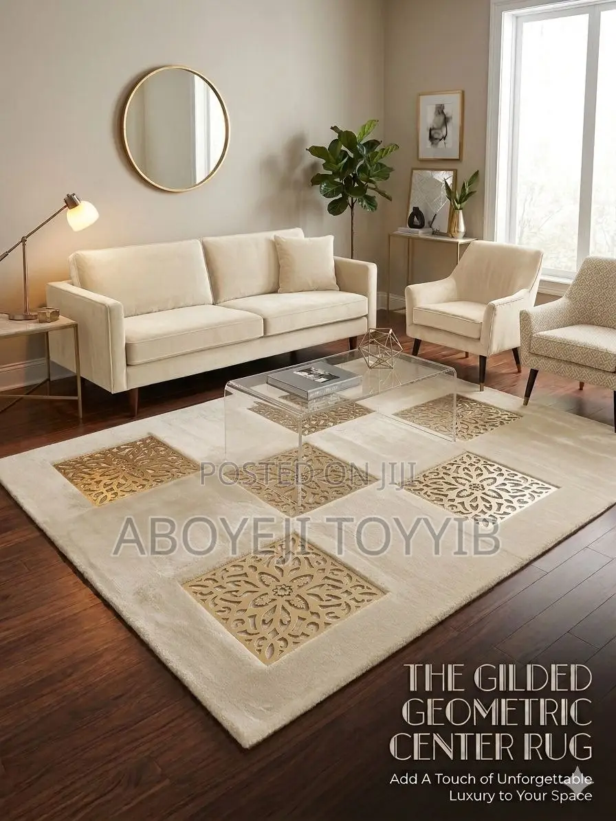 160by230cm Luxury Center Rug (Available in Grey, Cream and Chocolate)