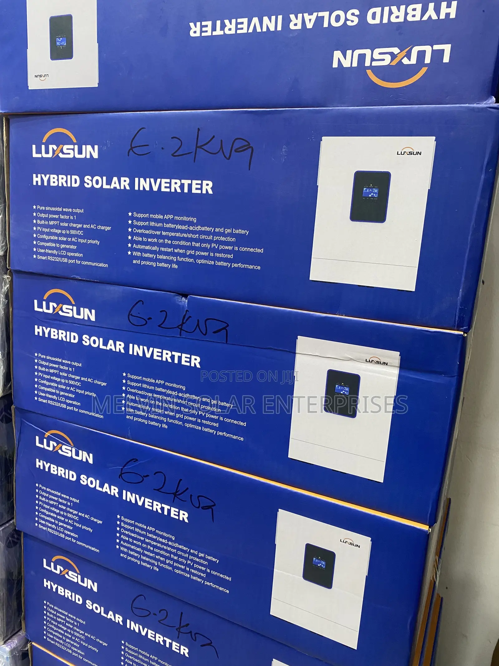 6.2kva 48v Luxsun Hybrid Solar Inverter Available in Store.