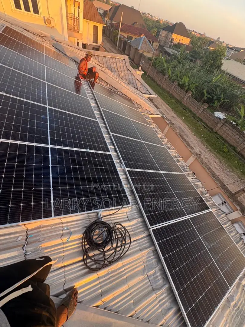10kva Solar Setup With 15kwh Lithium Battery and 12unit of Solar Panel