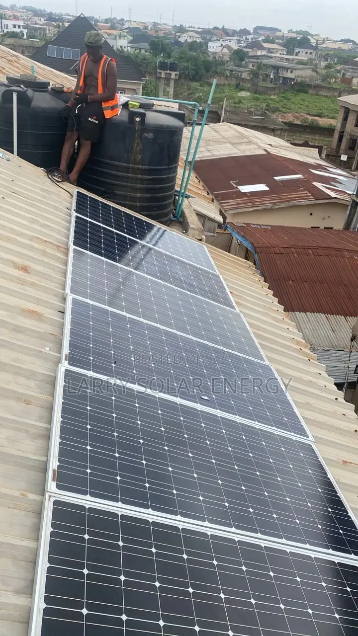 3kva Solar Setup and 2 Tubular Battery and 6unit of 300w Solar Panel