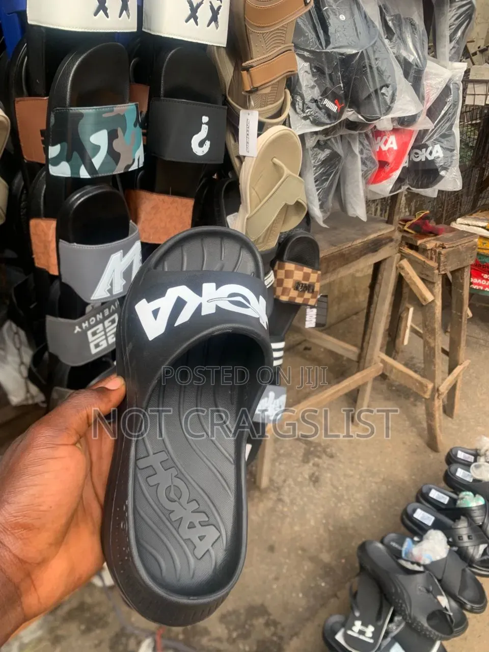 Original Hoka Recovery Slides in Lagos | Premium Soft Sole Slippers