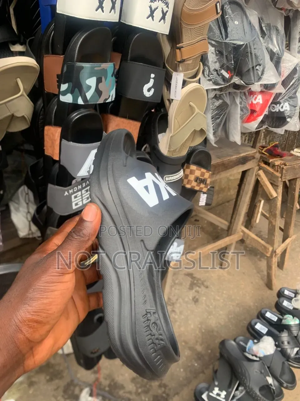 Original Hoka Recovery Slides in Lagos | Premium Soft Sole Slippers