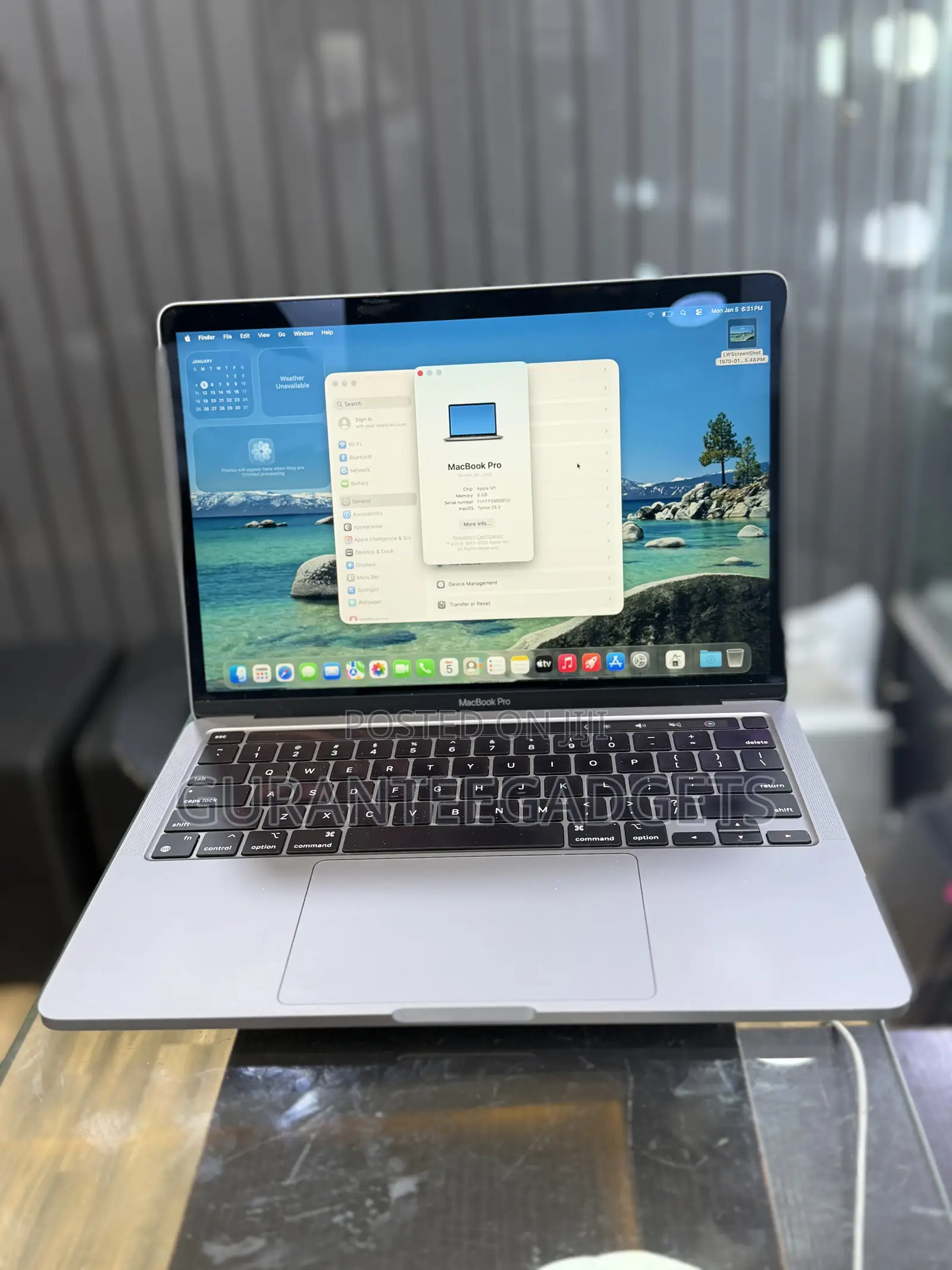 Laptop Apple MacBook Pro 2020 M1 8GB Apple M1 SSD 256GB