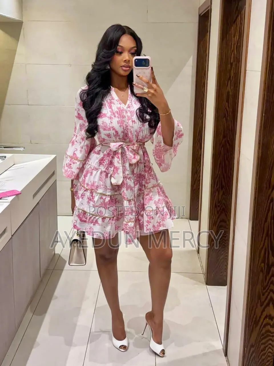 Short Flowery Gown