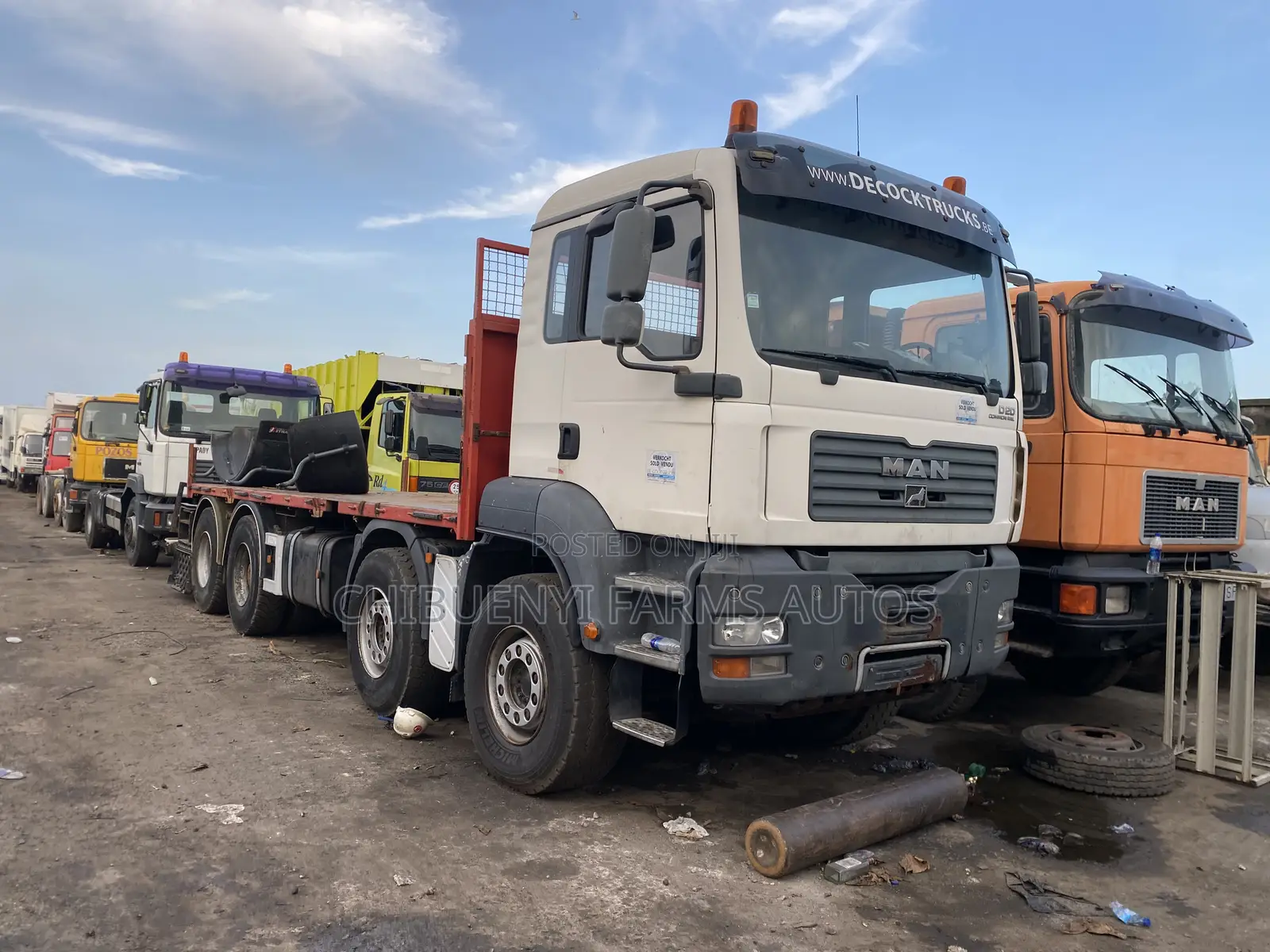 Man Diesel Flatbed 12tyres Truck