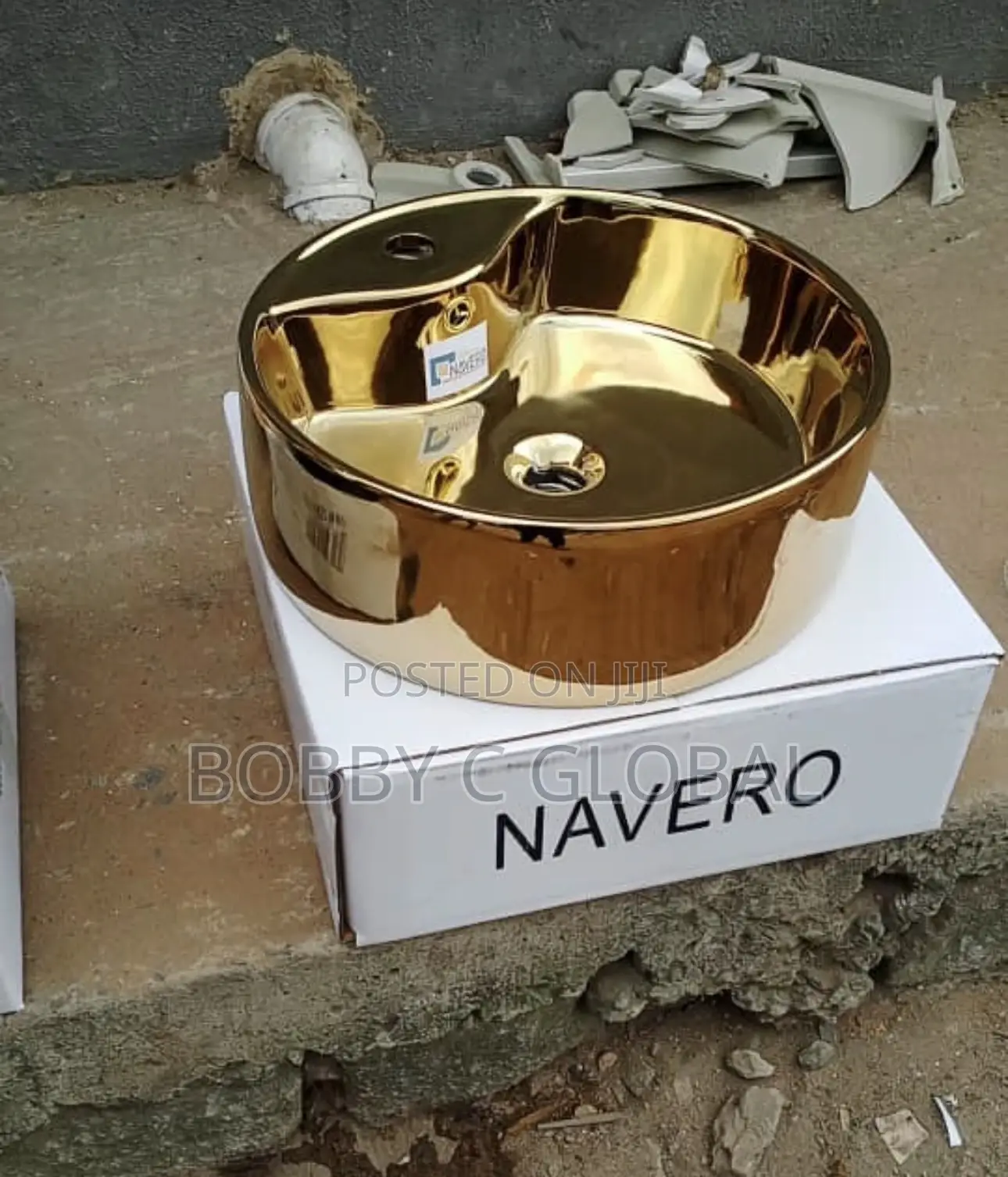 Gold Wash Hand Basin
