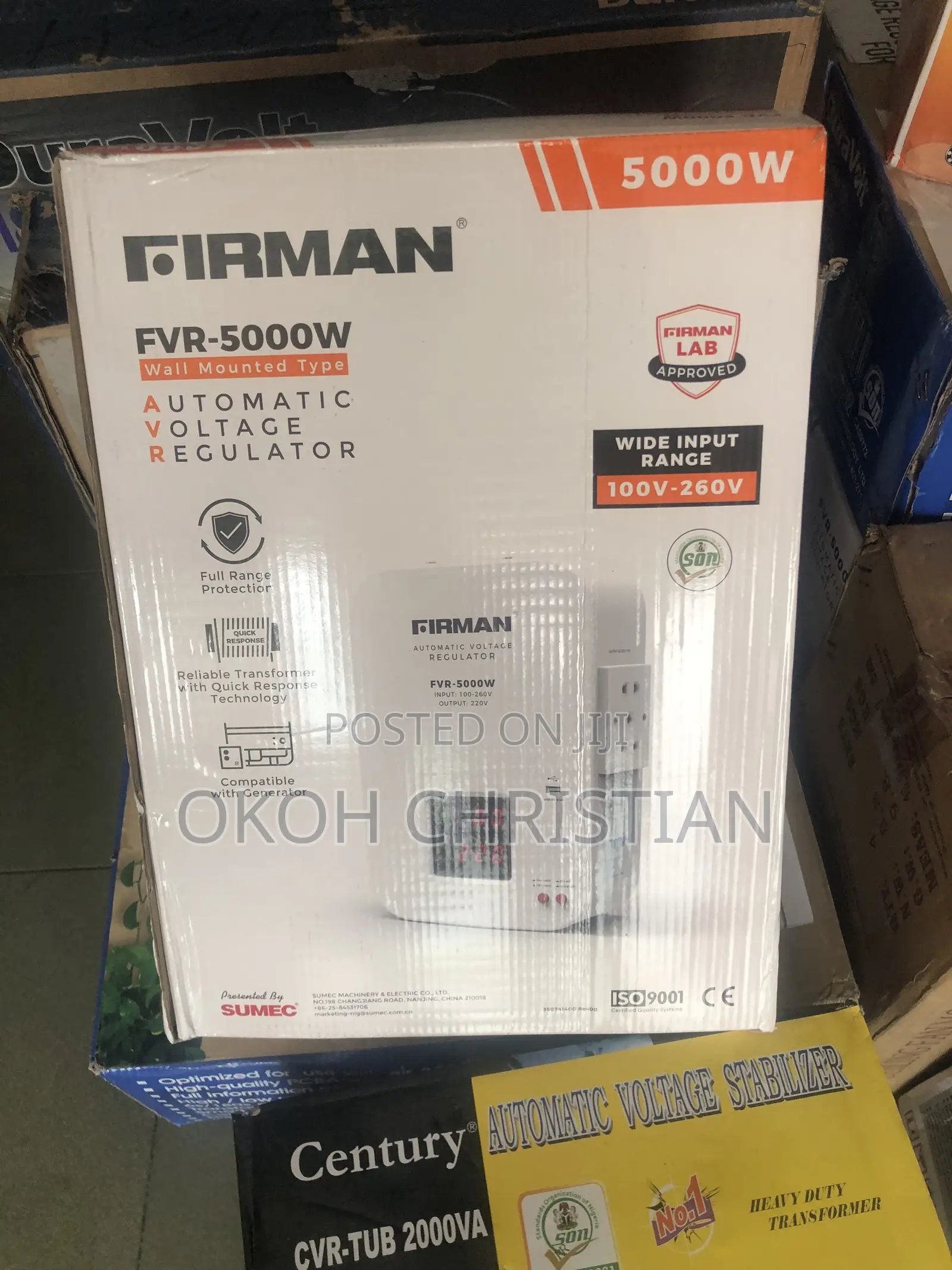 Firman 5000w Wall Mount Stabilizer