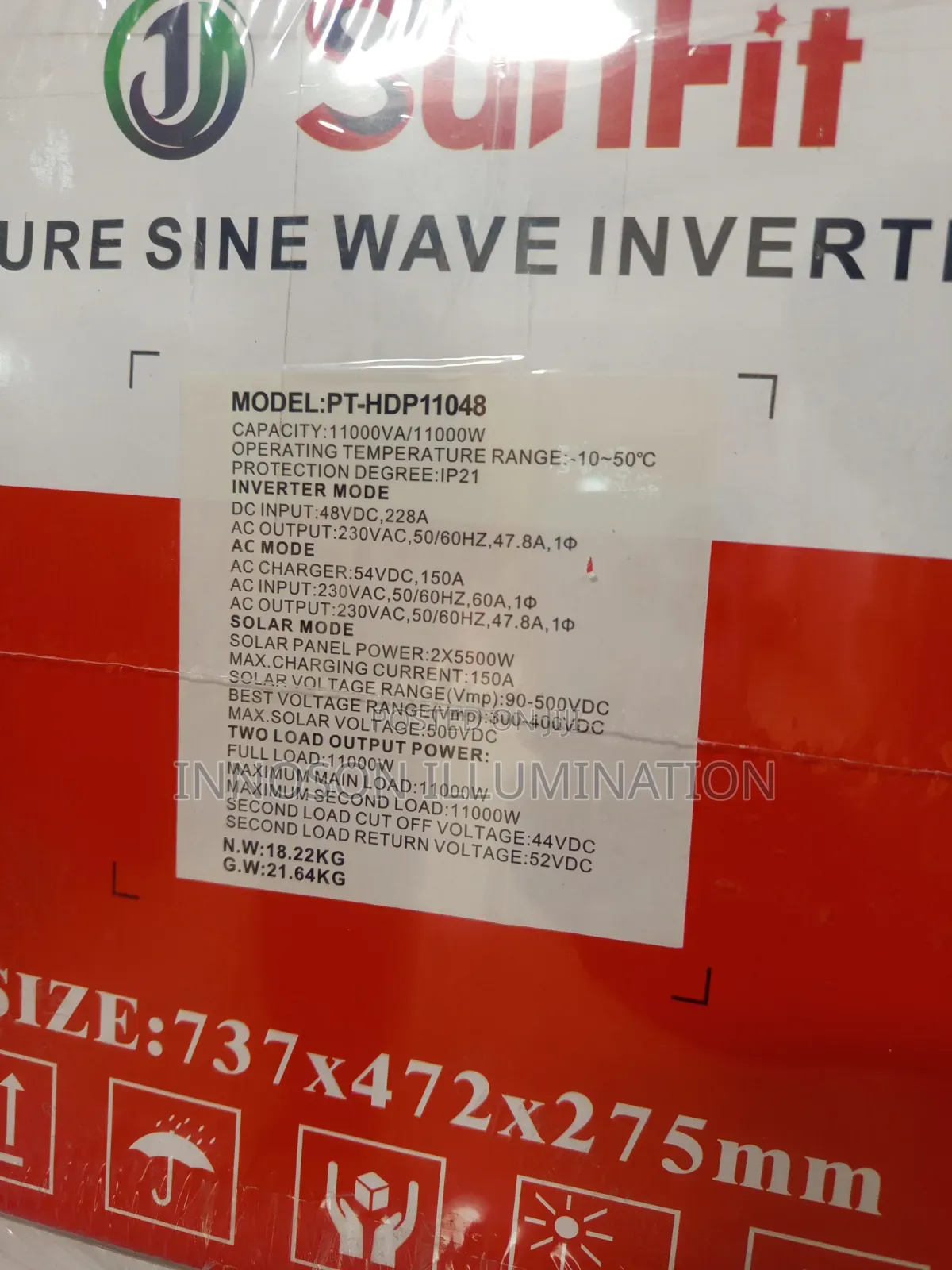 11kva 48v Sunfit Hybrid Inverter
