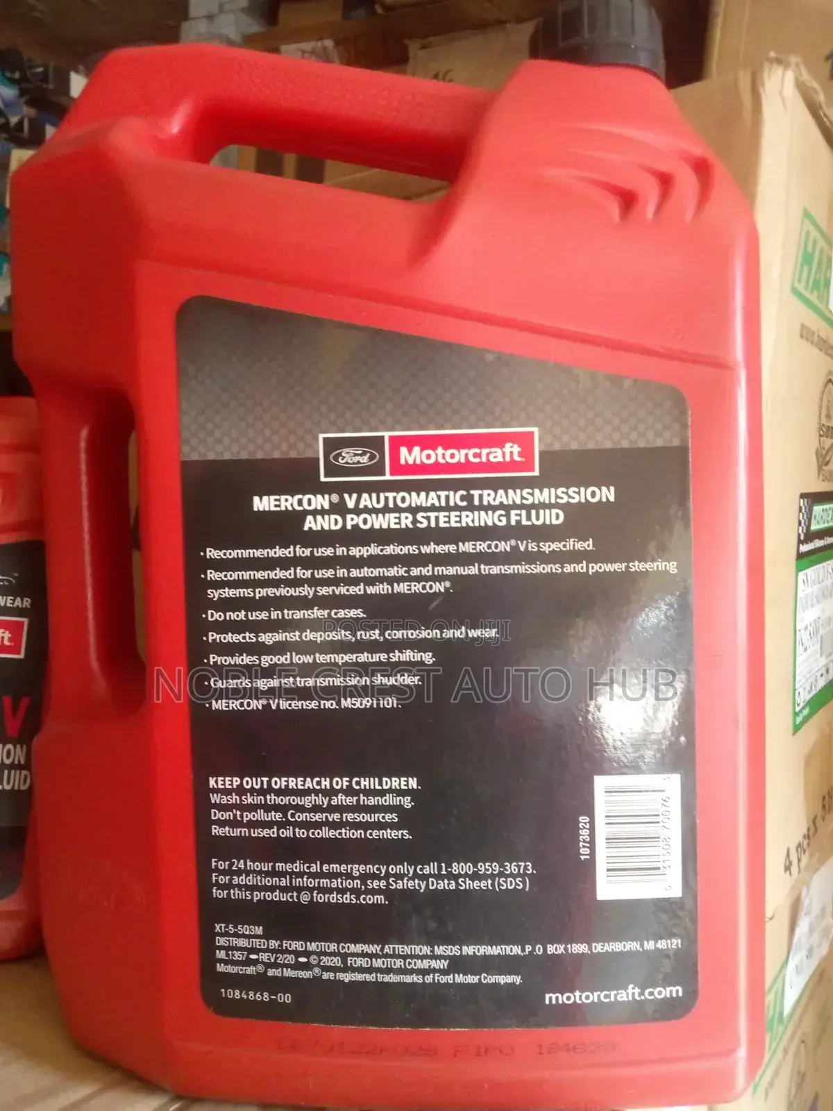 Motorcraft Mercon v 5l Ford Automatic Transmission Fluid Atf