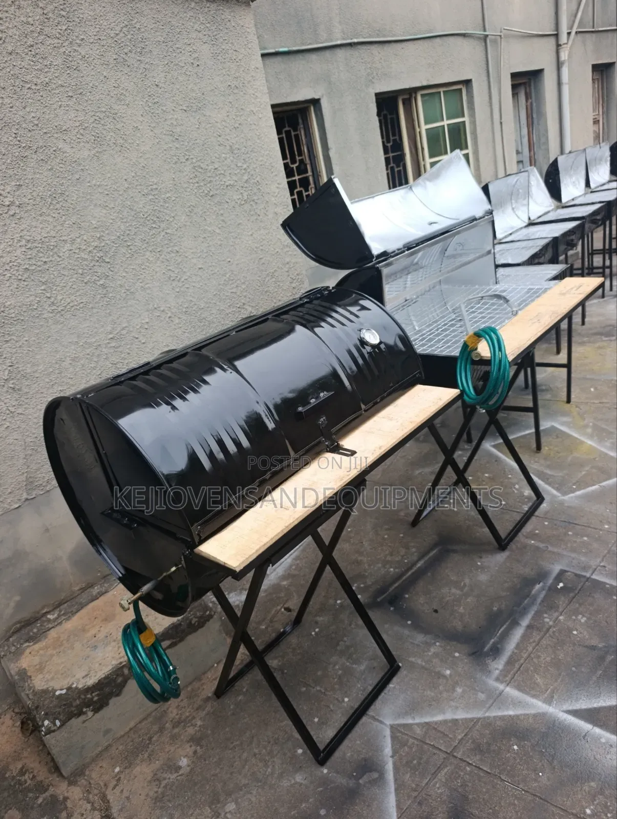 Gas and Charcoal Barbecue or Grill Stand