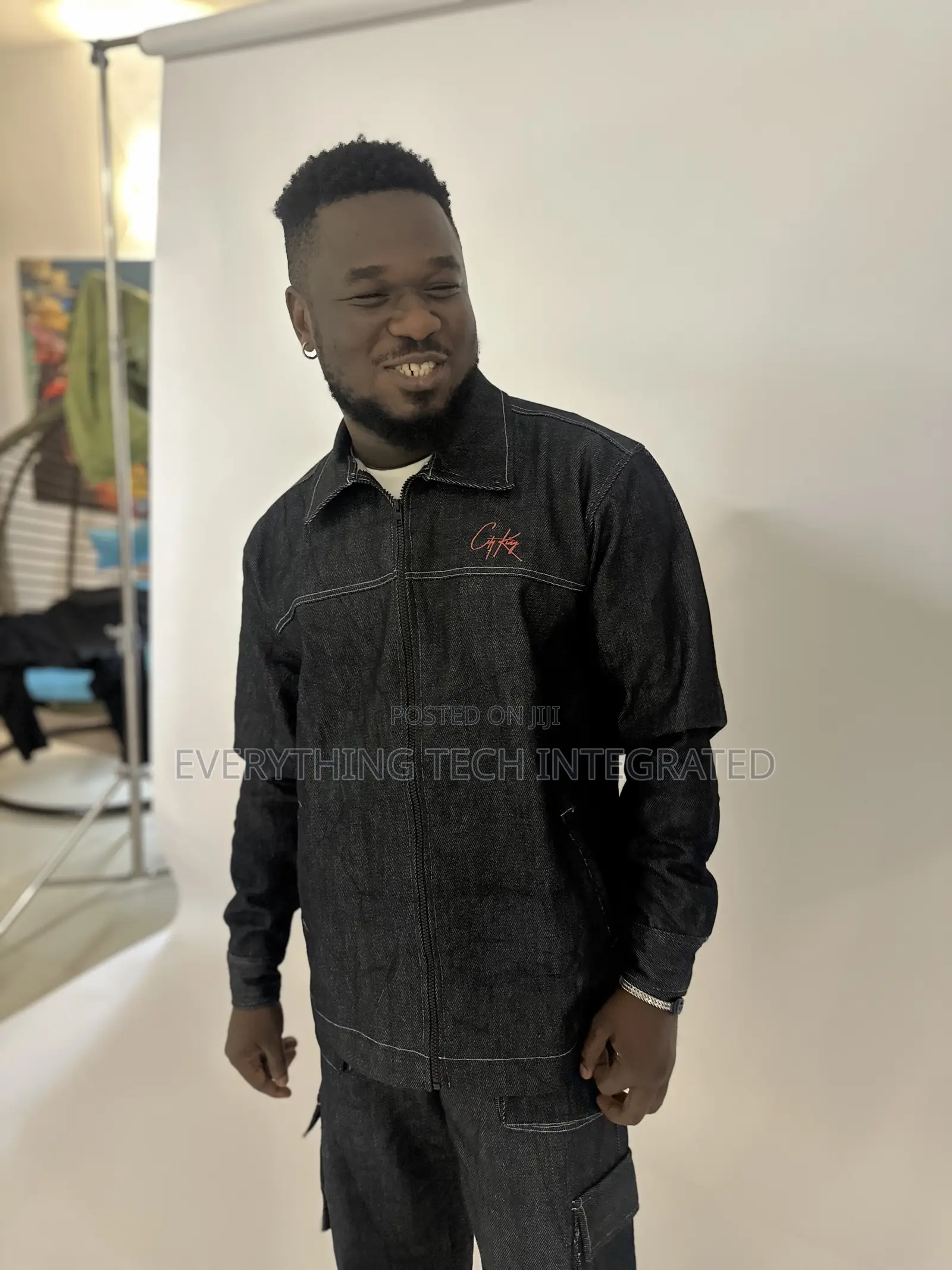City King Denim Zipped Jean Jacket and Pant