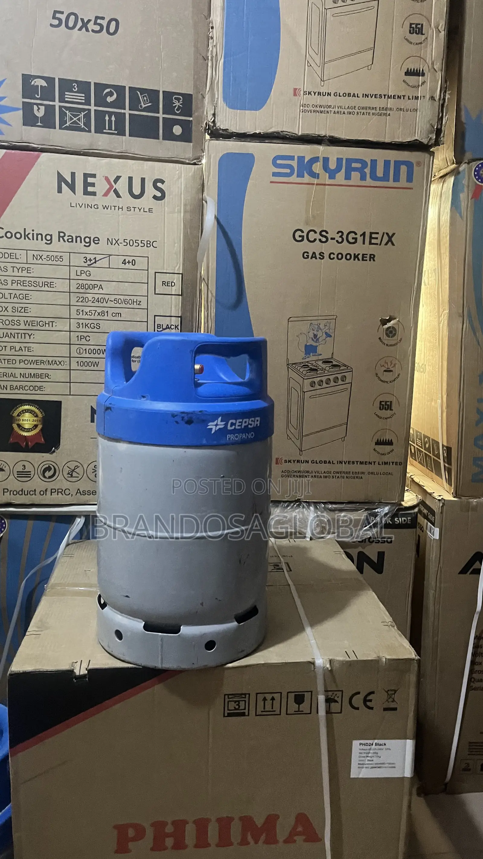 12.5kg Gas Cylinder – Portable Cooking Gas Cylinder