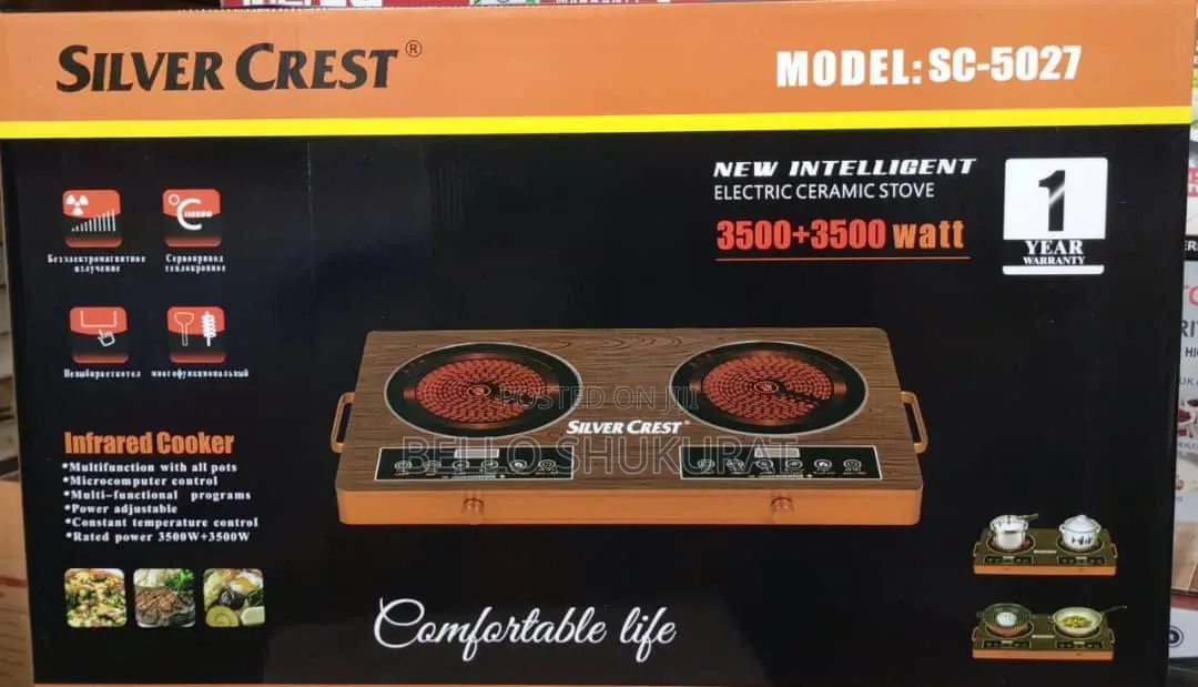 Silver Crest Infrared Cooker Double Face