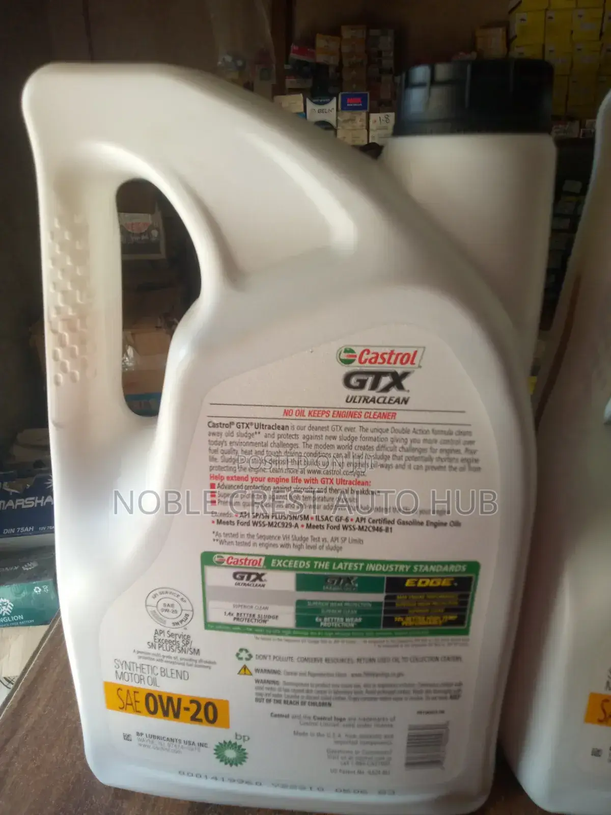 Castrol GTX 0w-20 Full Synthetic 5l