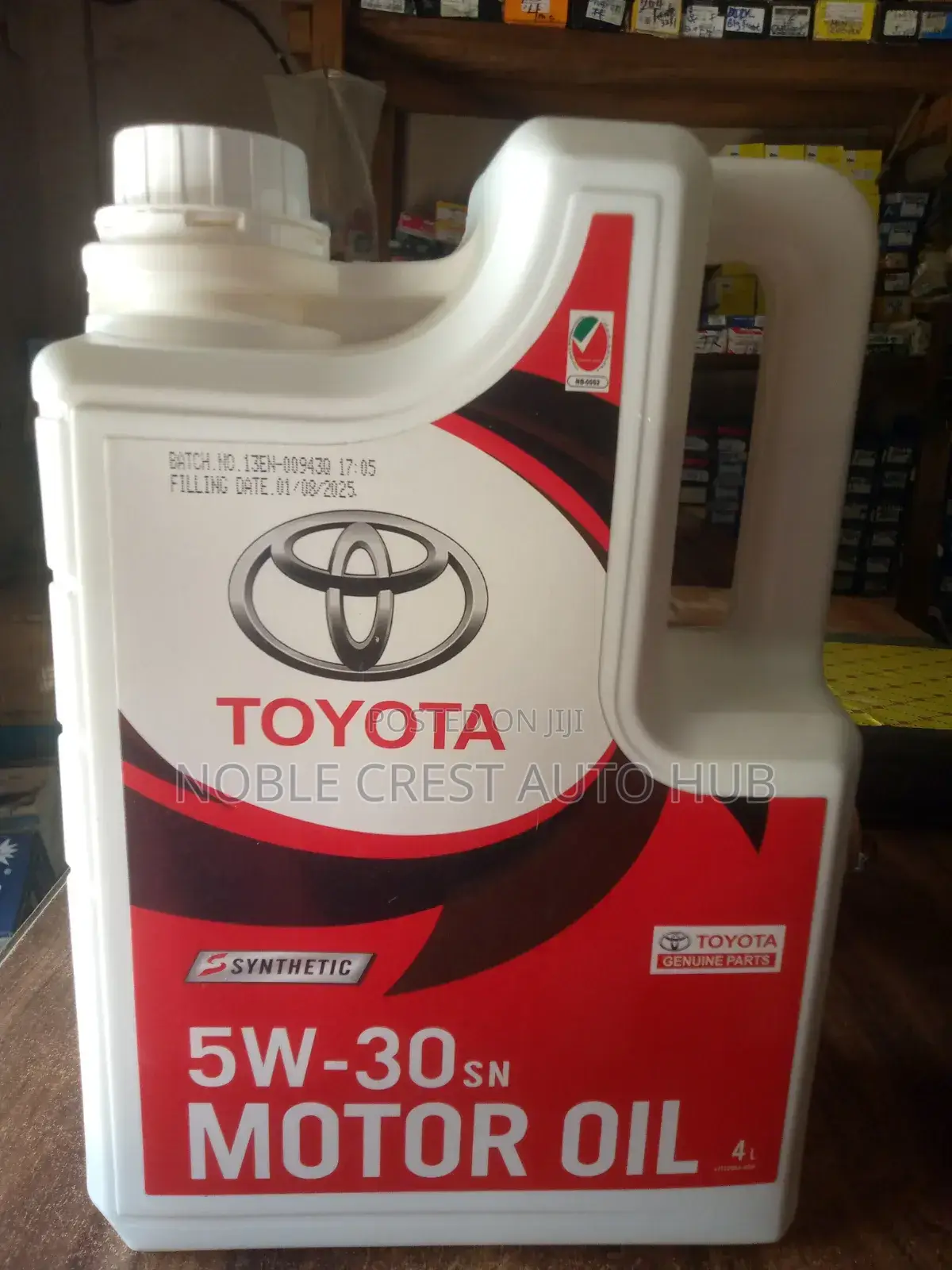Toyota 5w-30 Motor Oil 4l