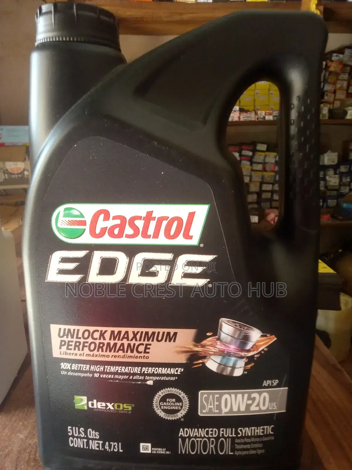 Castrol Edge 0w-20 5l Black