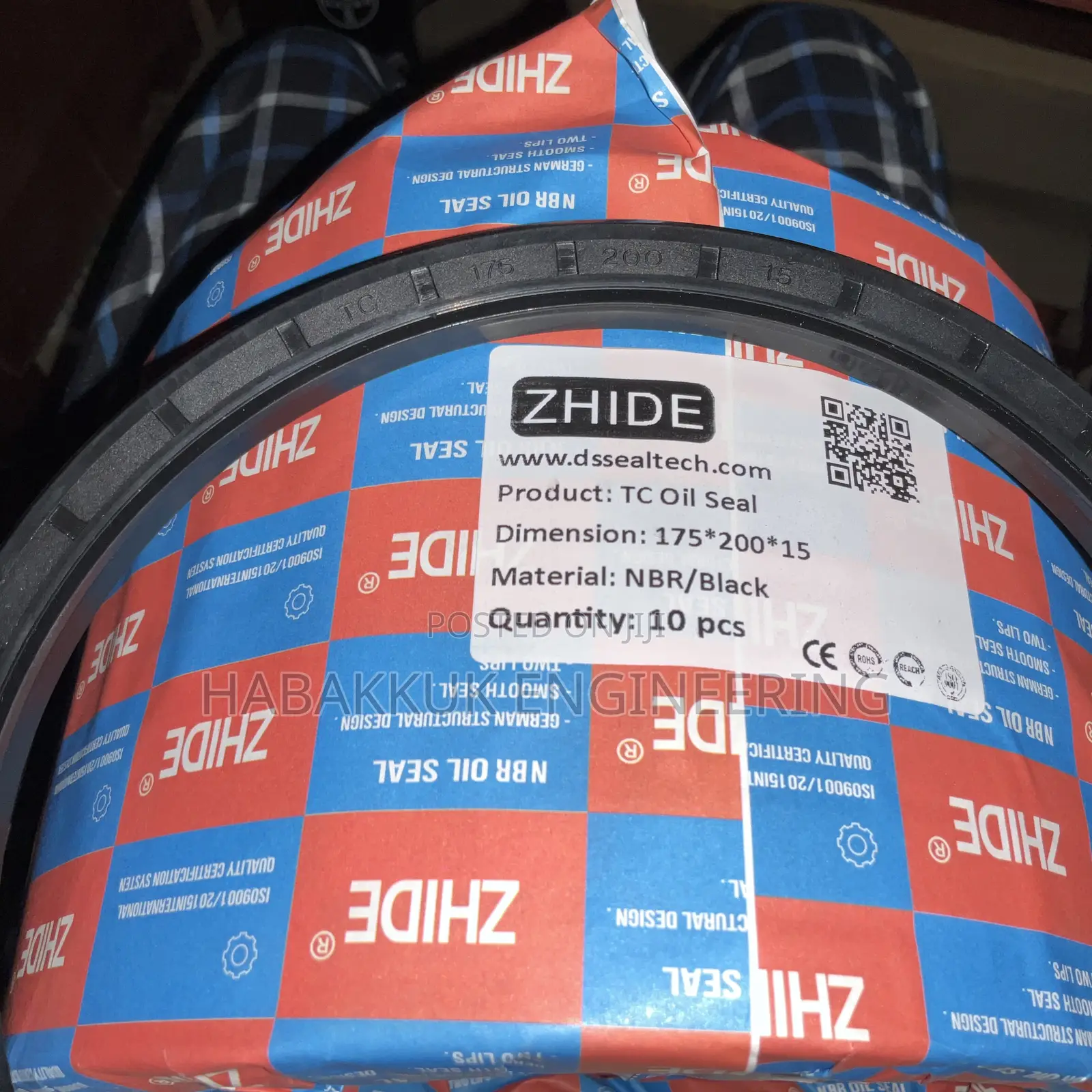 Oil Seal (Zhide Tc Oil Seal 175×200×15)