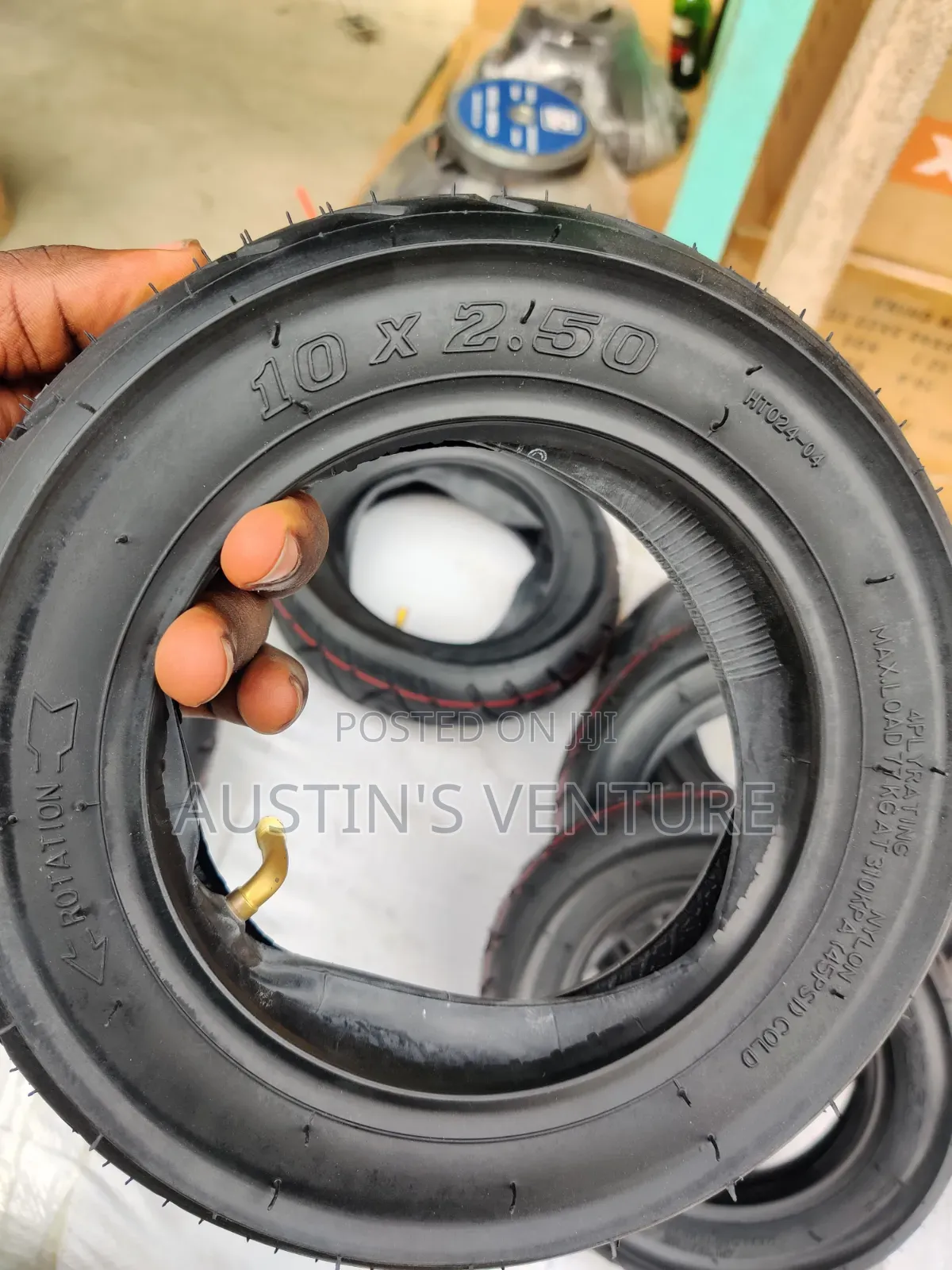 Brand New Electric Scooter Tire and Tube Size 10×2.50