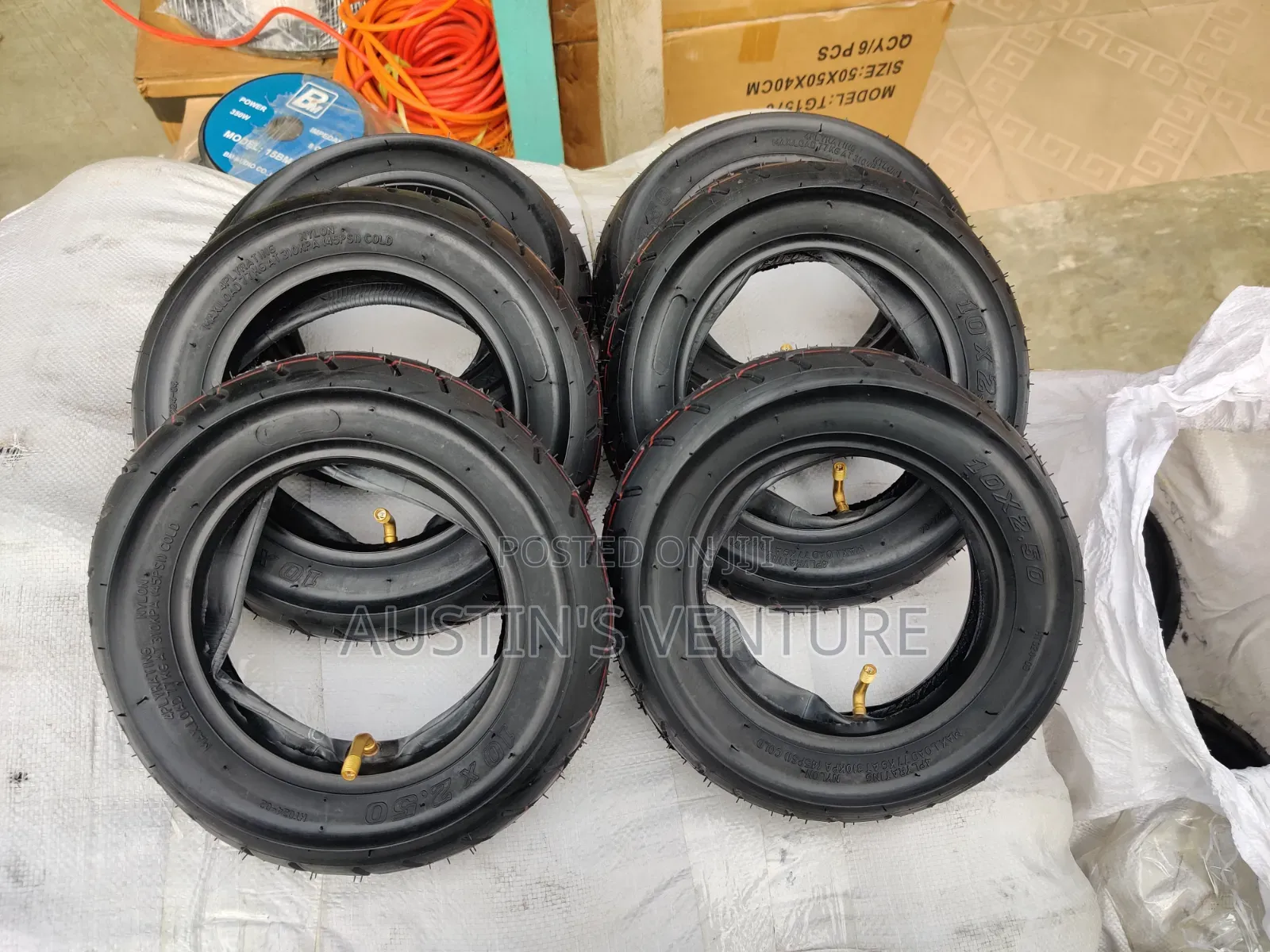 Brand New Electric Scooter Tire and Tube Size 10×2.50