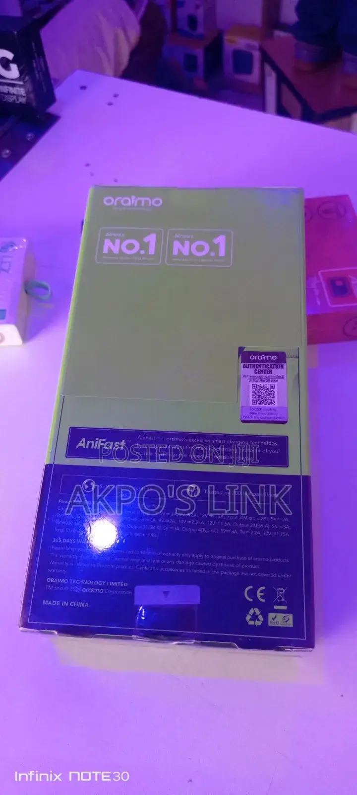 Oraimo Powerbank