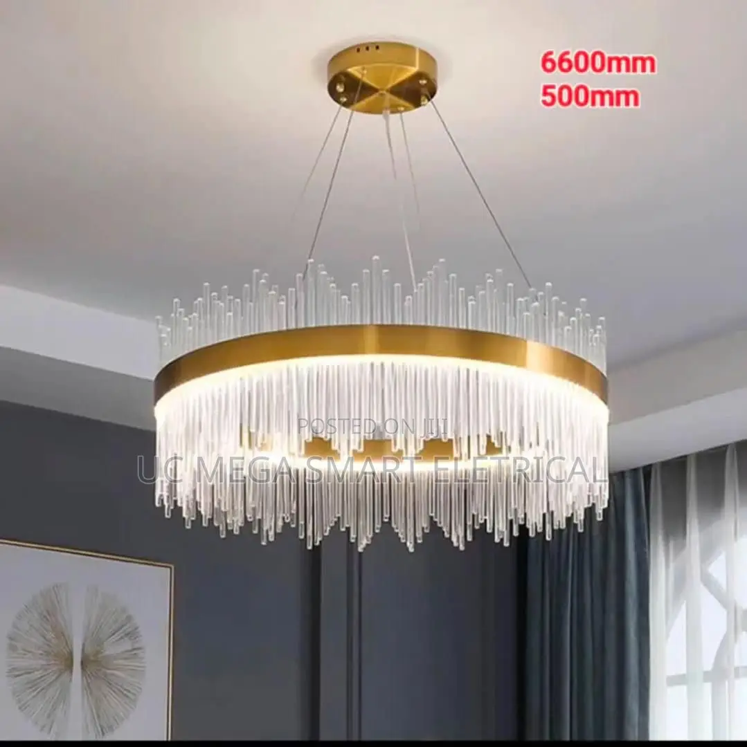 Modern Led Crystal Chandelier Dimmable Bedroom Living Room and Pendant