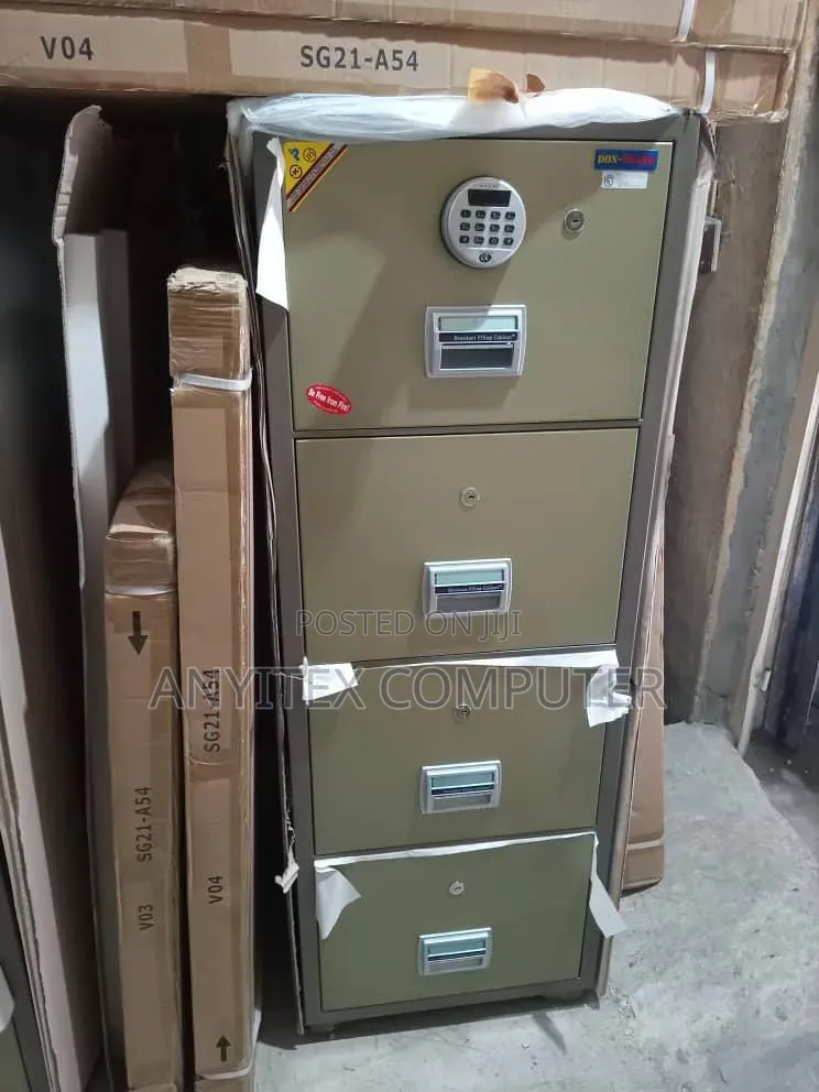 4 Drawer Fire Proof Cabinet Digital