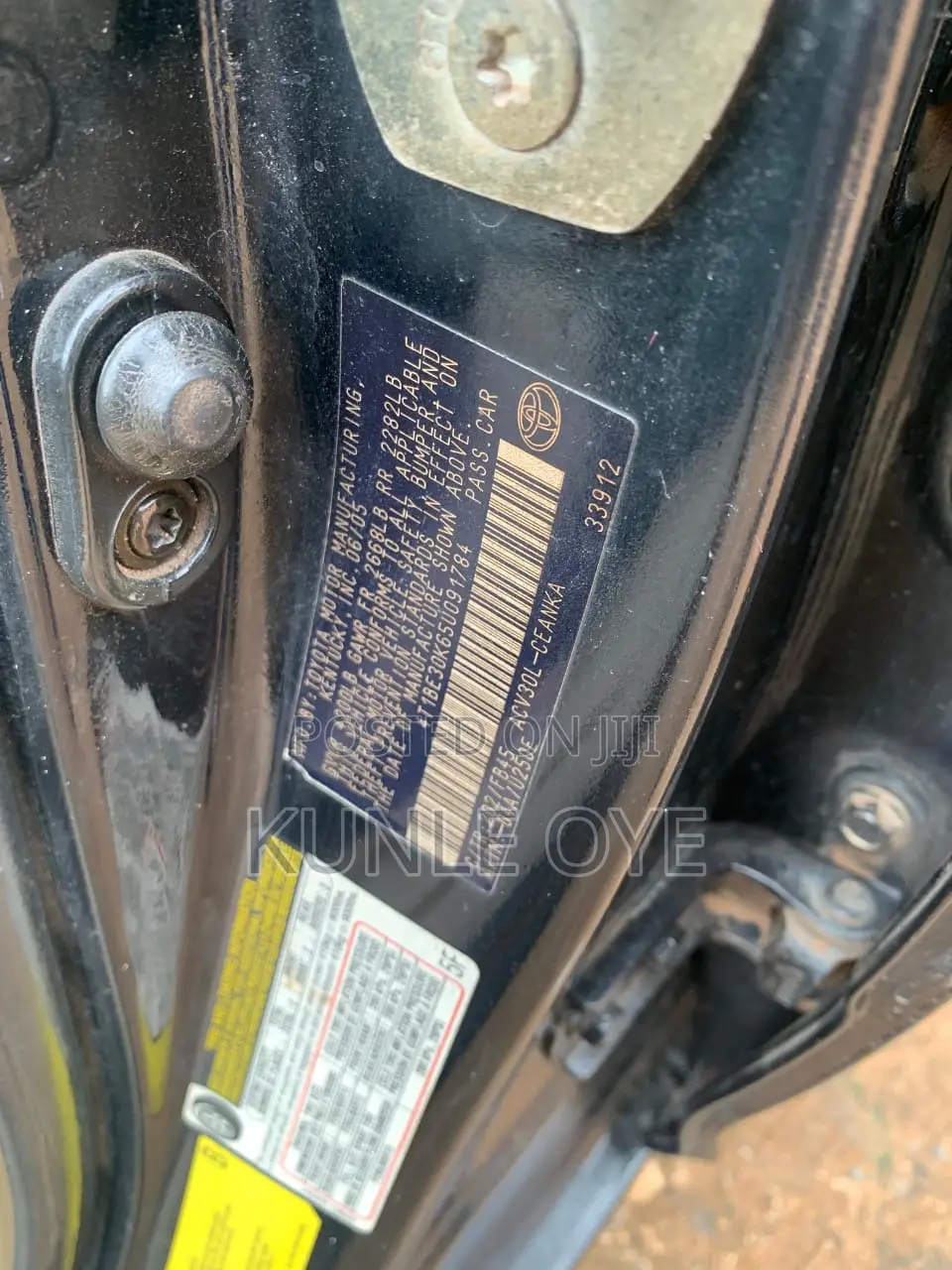 Toyota Camry LE 4dr Sedan (2.4L 4cyl 5A) 2006 Black
