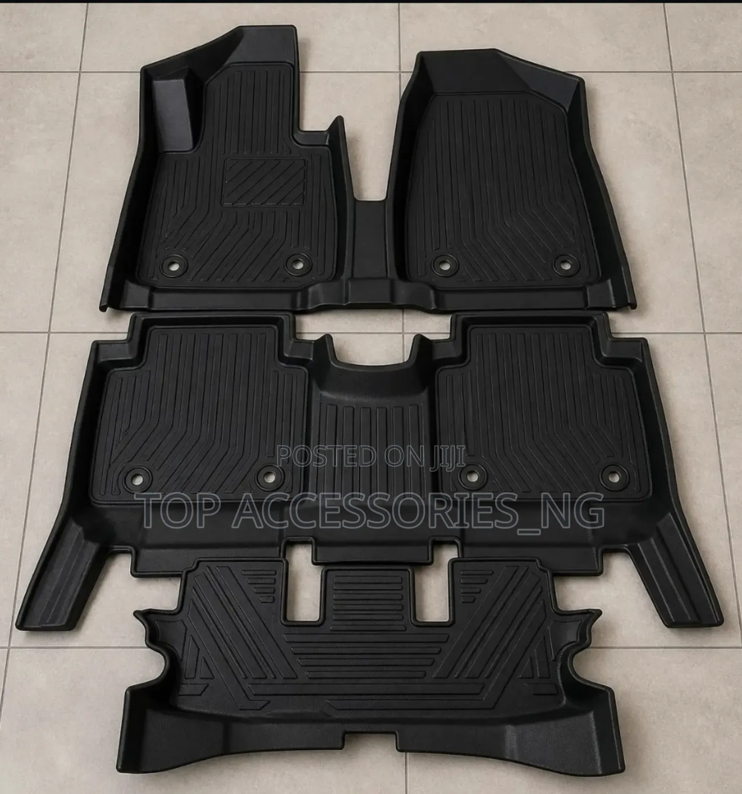 Tpe 3 Rows Mat for Hyundai Santefe