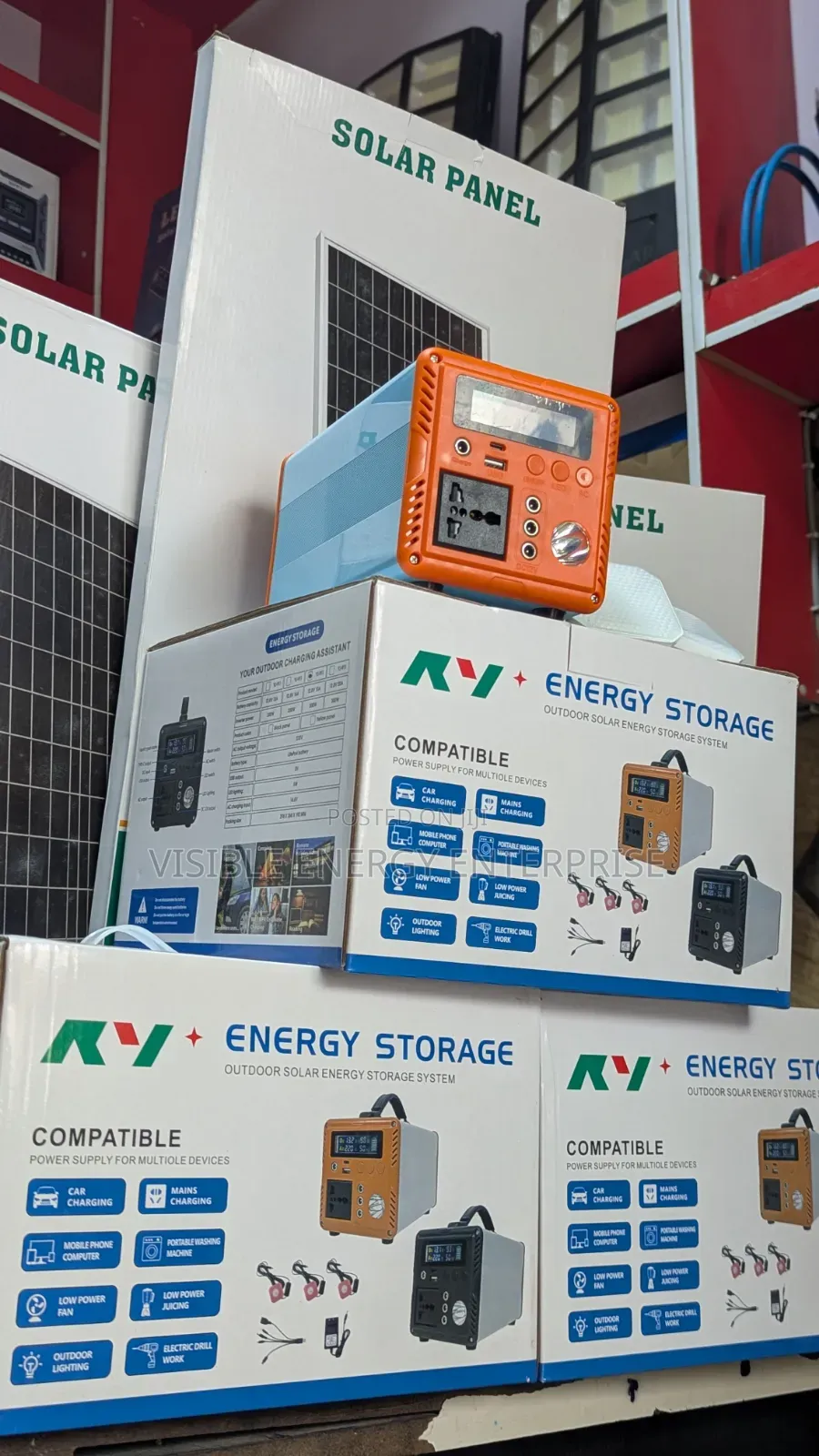 300w Energy Storage Solar System.(30w Panel)