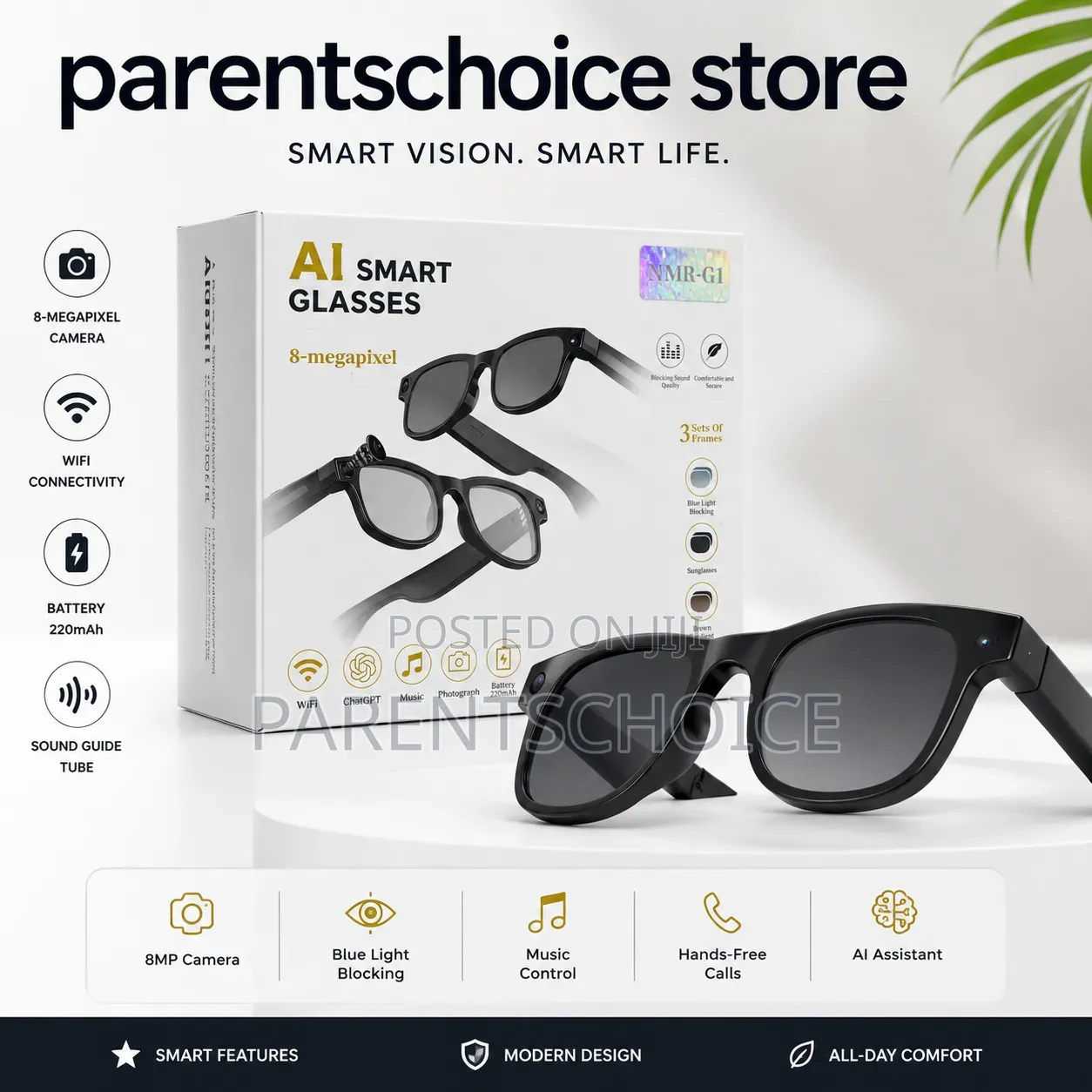 Video Recording Glass Ai Smart Glasses – Modern Wearable Technology