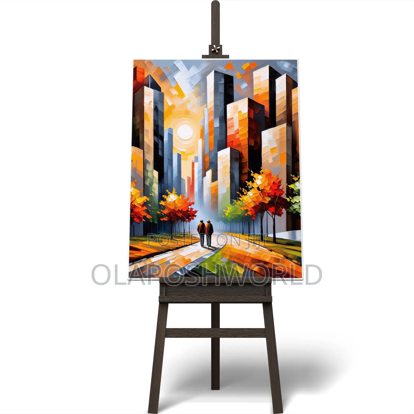 Skyscraper Canvas 1pcs Wall Art