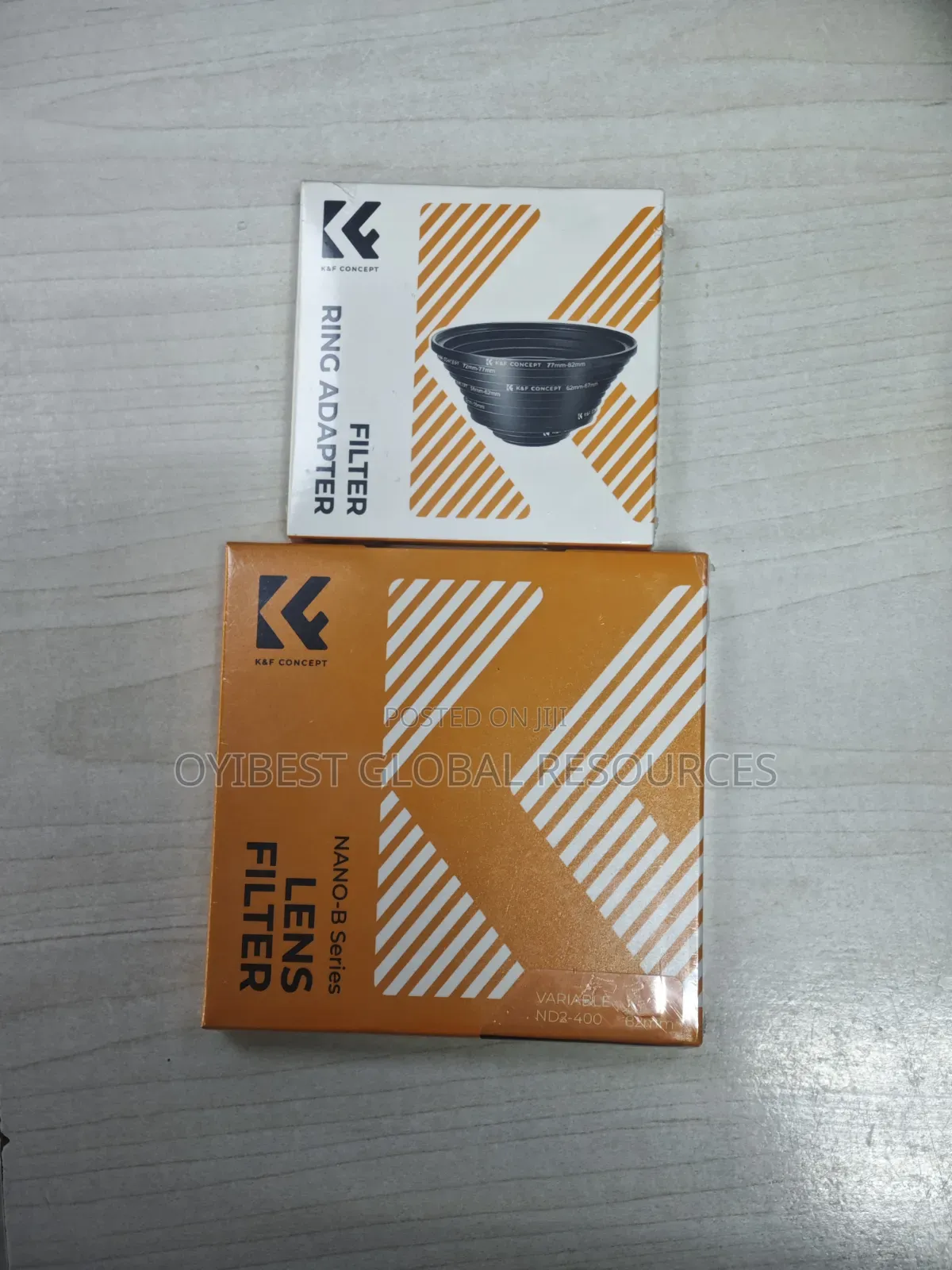 K F Nano -B Lens Filter Variable Nd2-400 82mm + Filter Ring Adapter