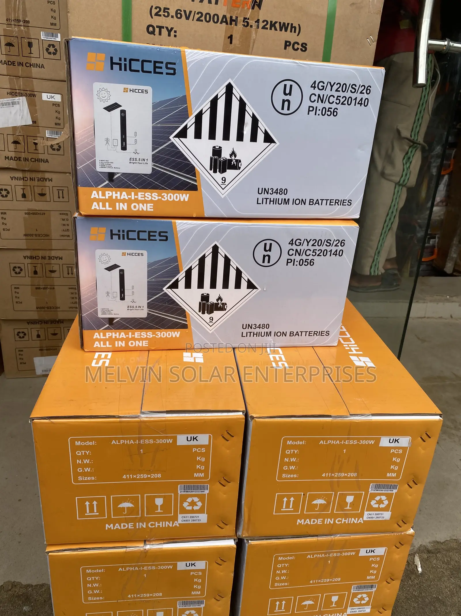 1kwh 300watts Output Hicess Solar Generator Available in Store Now
