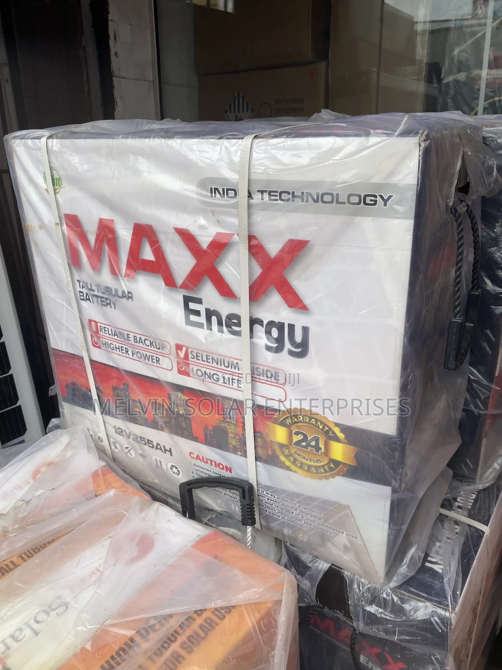 255ah 12v Maxx Energy Solar Tubular Batteries Available Now in Store