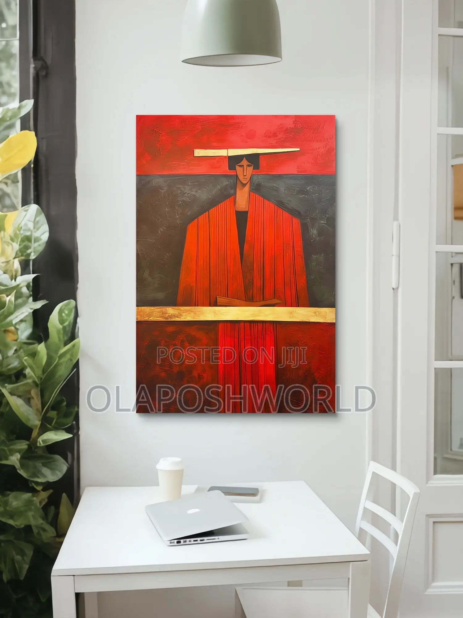 The Book Keeper Canvas Wall Art