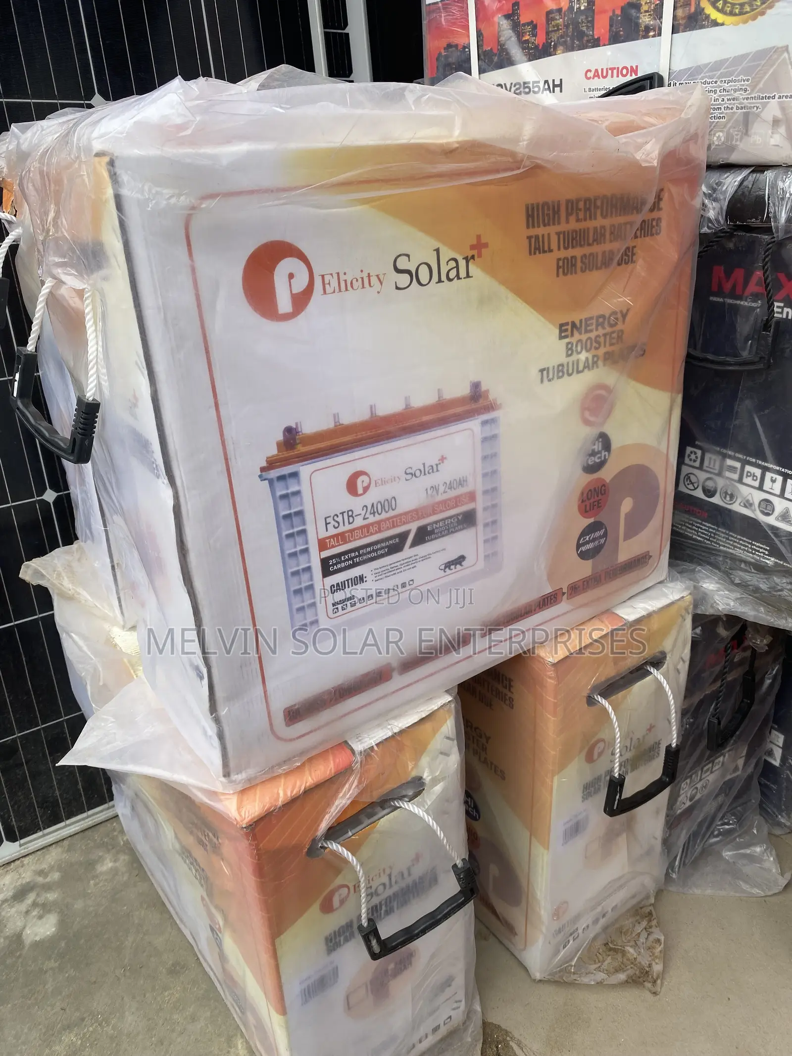 240ah 12v Pelicity Solar Tubular Batteries Available in Store Now