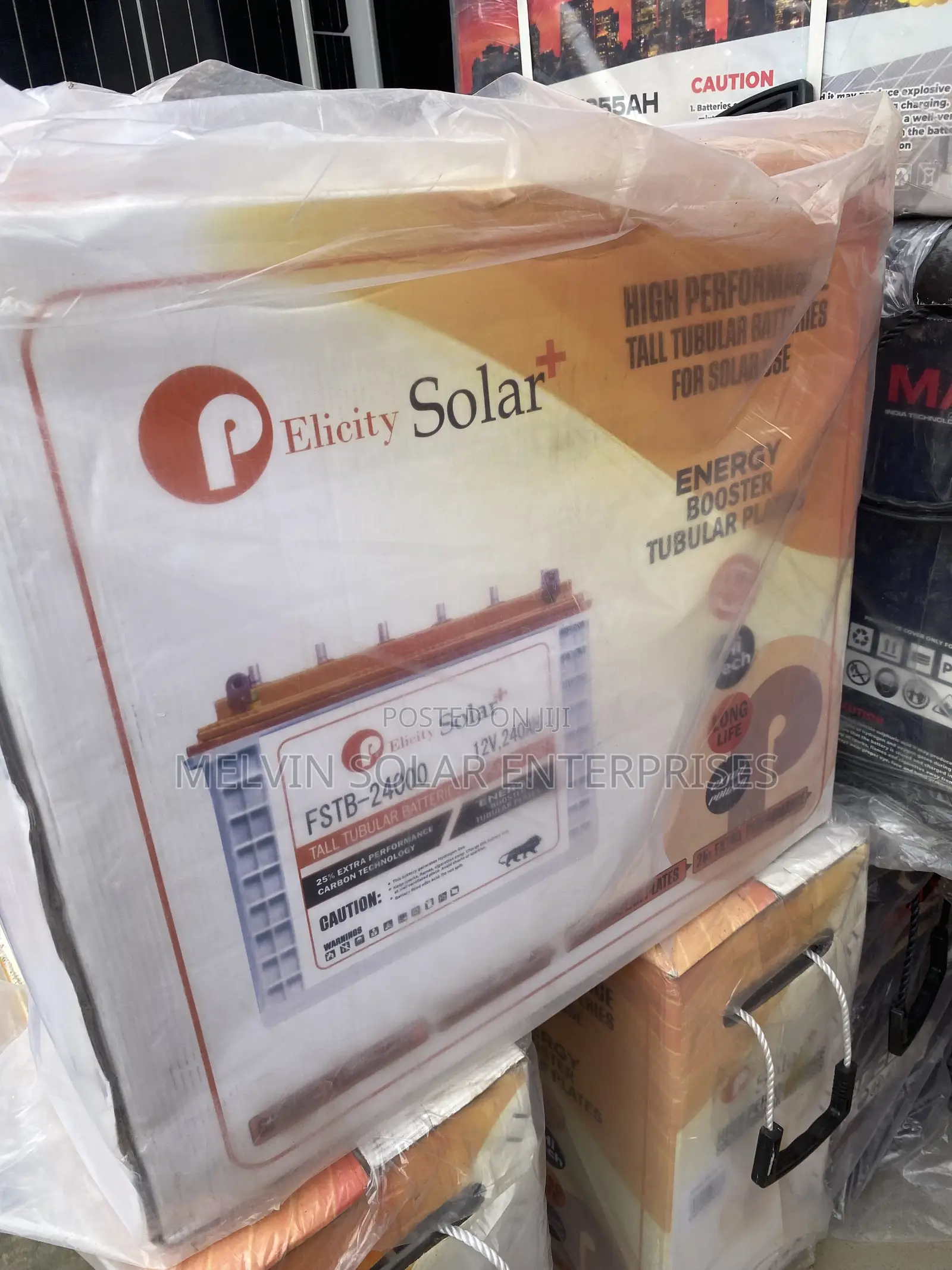 240ah 12v Pelicity Solar Tubular Batteries Available in Store Now