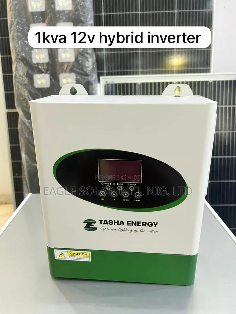 1kva 12v Tasha Energy Hybrid Inverter. Built in With Mppt.
