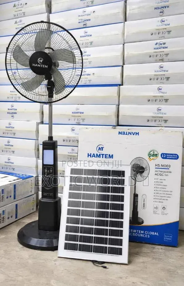 18 Inches Hamtem Solar Fan
