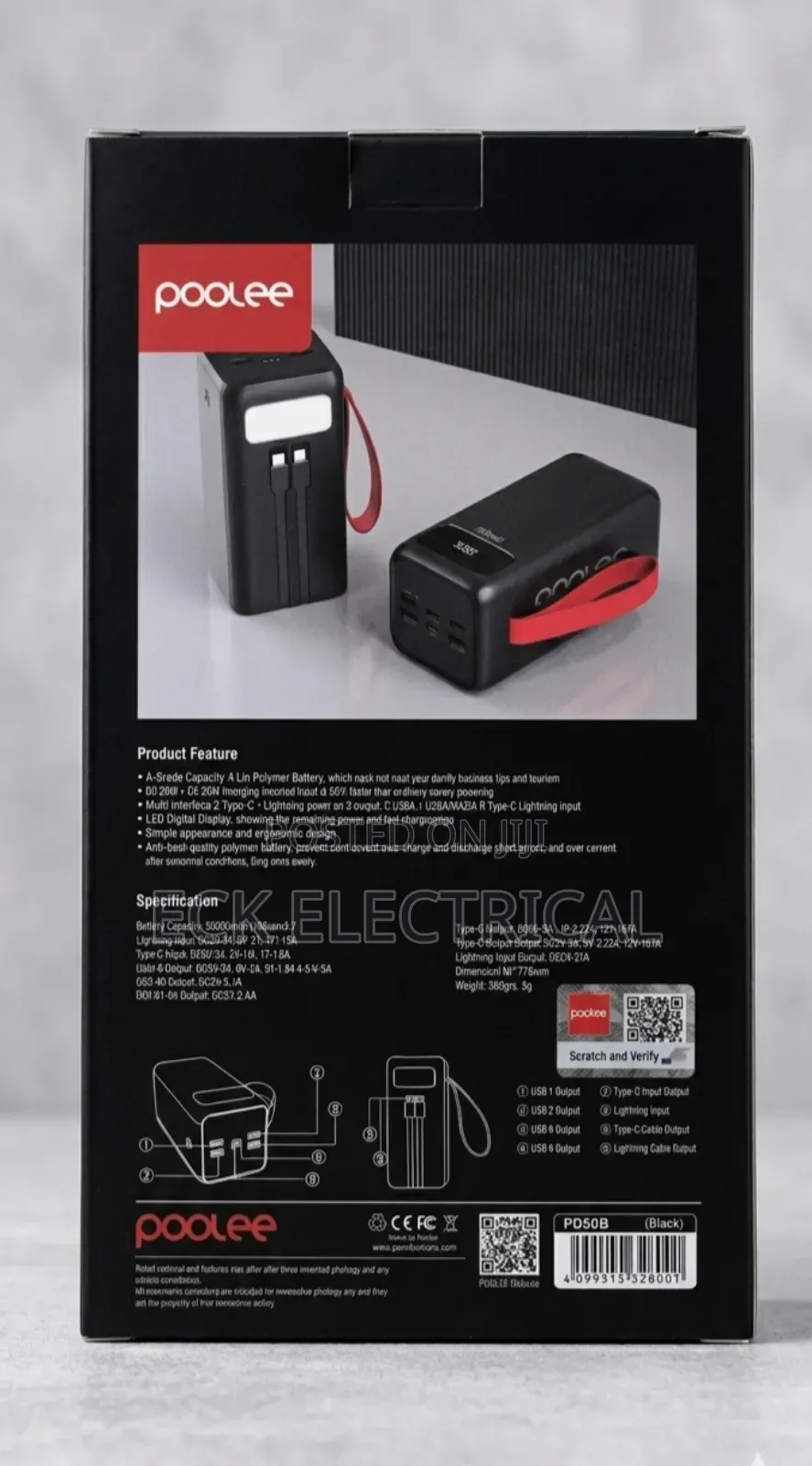 50,000mah Poole Power Bank